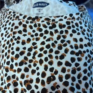 Old Navy Leopard Print Shirt
